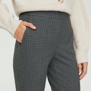 Aritzia Babaton 8 Conan Pants Glen Check Ankle